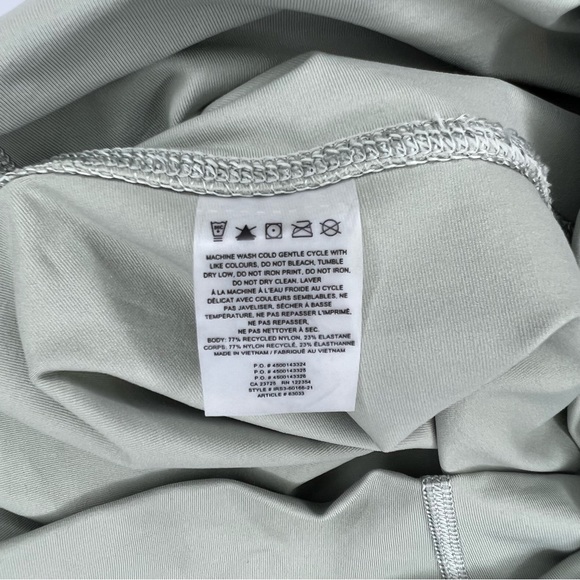 Aritzia TNA Life Bike Shorts, Sage Green Sz Small - Picture 7 of 7